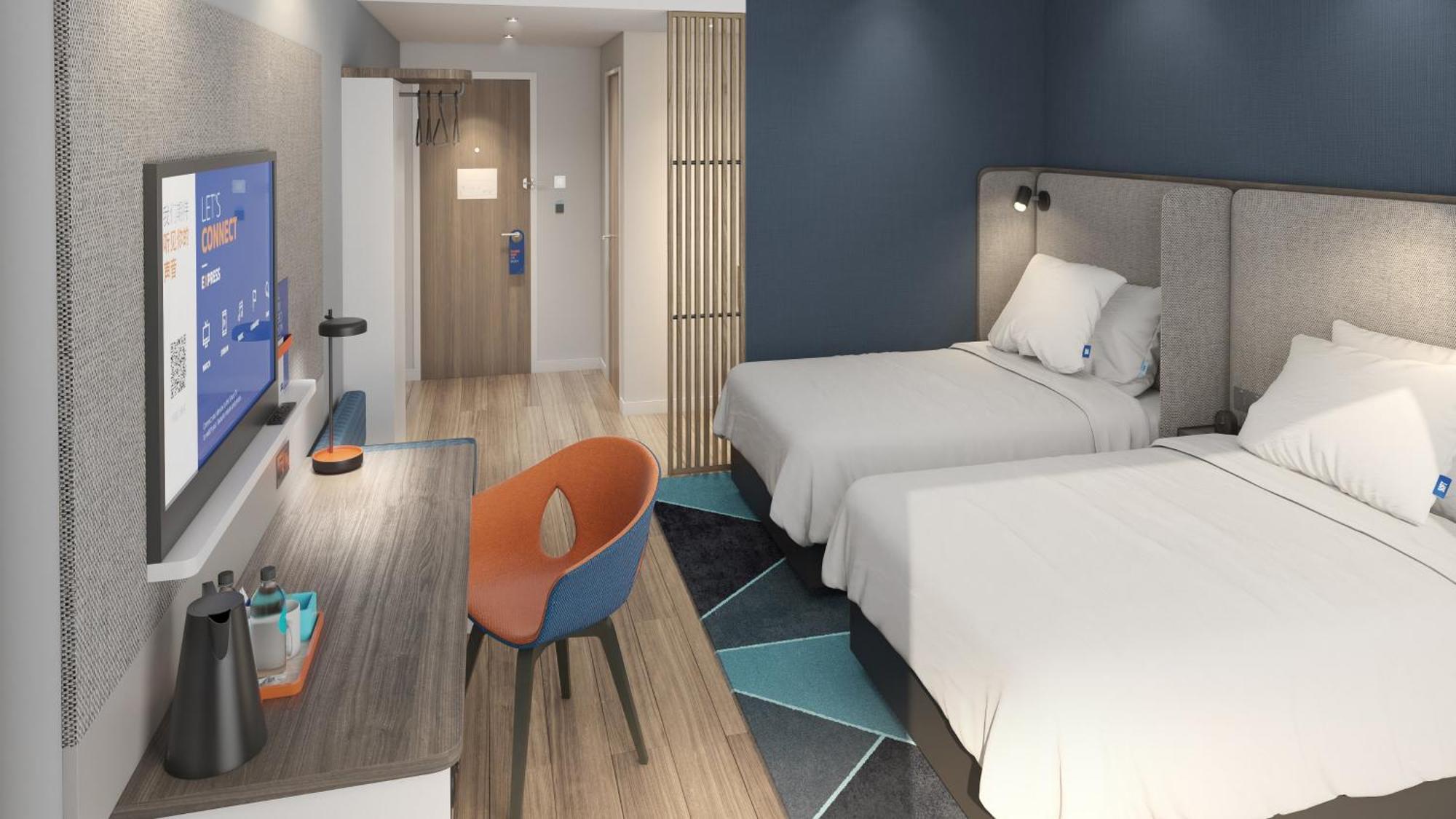 Holiday Inn Express Qingdao Shibei By Ihg Exterior foto